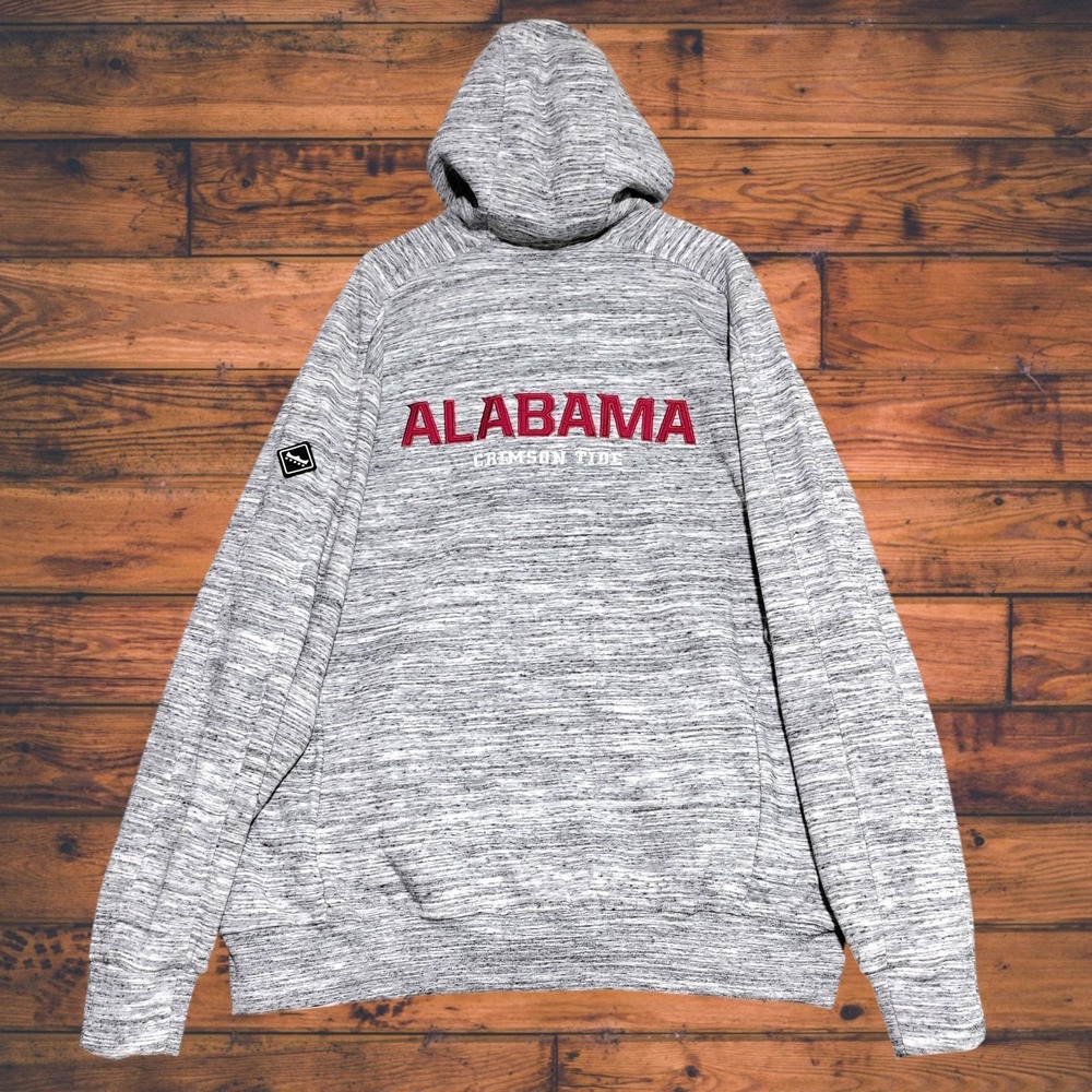 Alabama Crimson Tide Full Zip Hoodie Mens XXL Franchise Club Embroidered NCAA
